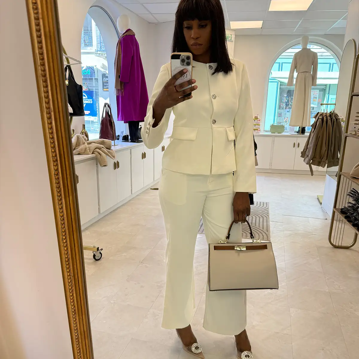 Tailleur Blanc